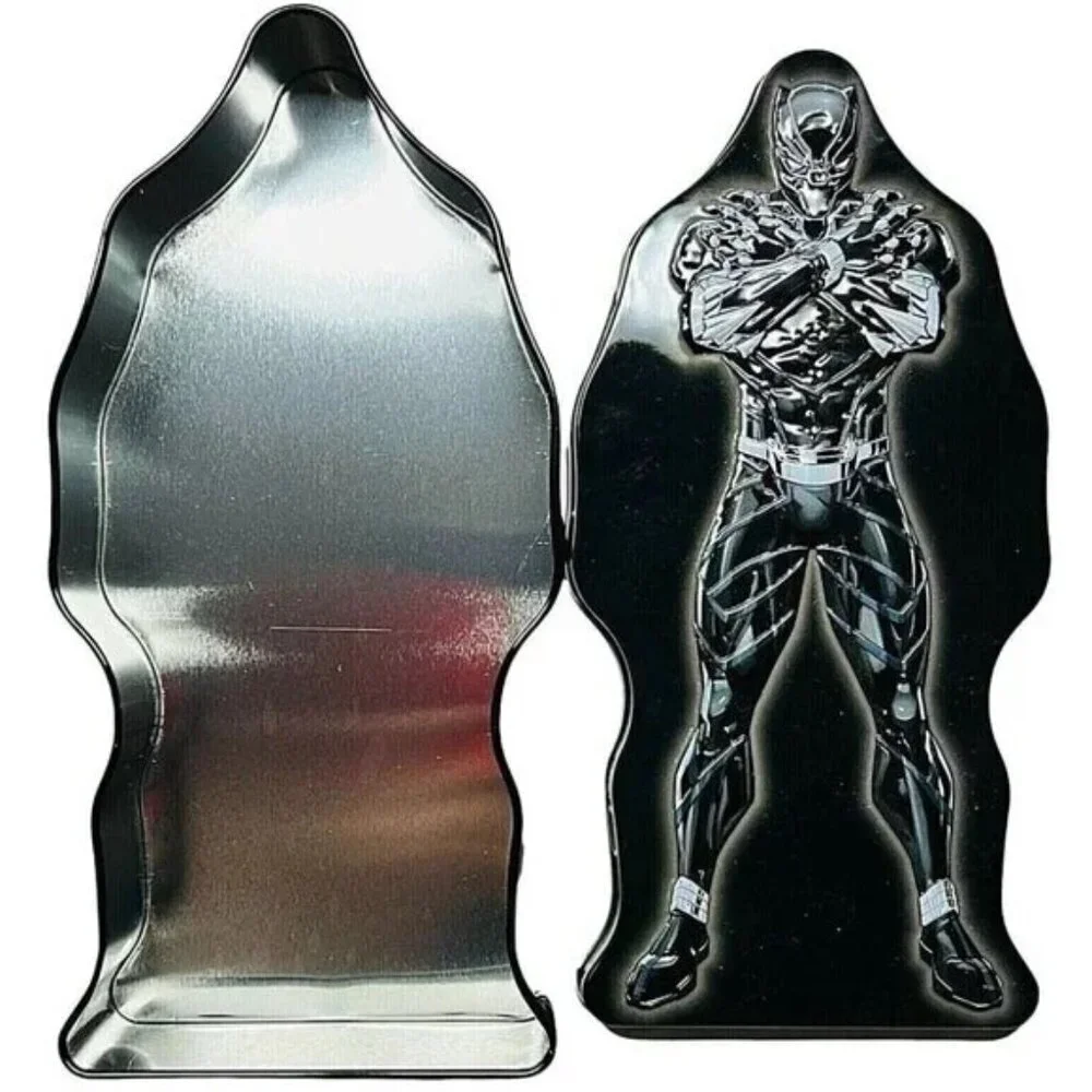 Tin Box Company Marvel Black Panther Character Shaped Tin Pencil Box